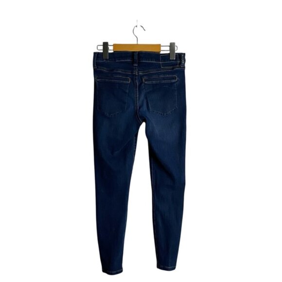 Lole Women's Dark Indigo Mid-Rise Skinny Denim Jeans - Picture 5 of 6